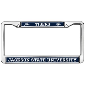 Jackson State University Tigers Logo Full Size Standard License Plate Metal Frame - 1 of 4