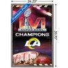 Trends International NFL Los Angeles Rams - Super Bowl LVI Champions Framed Wall Poster Prints - 3 of 4