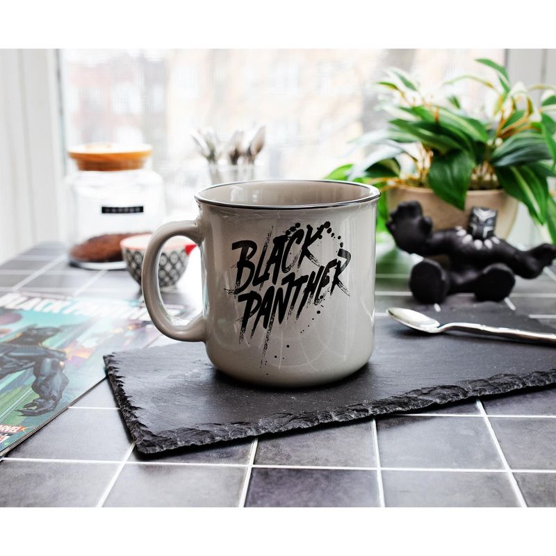 Silver Buffalo Marvel Comics Black Panther Ceramic Mug | Holds 20 Ounces, 4 of 7