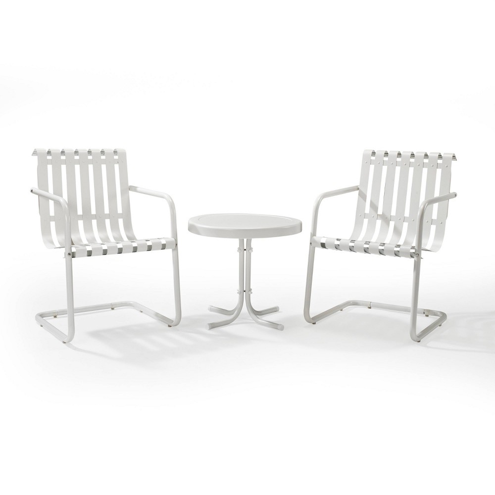 Photos - Garden Furniture Crosley Gracie 3pc Outdoor Seating Set - White  