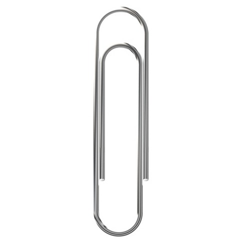 School Smart Smooth Paper Clips, Jumbo, 2 Inches, Steel, 10 Packs With 100  Clips Each : Target