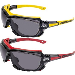 2 Pairs of Global Vision Eyewear Octane Safety Motorcycle Glasses - 1 of 4