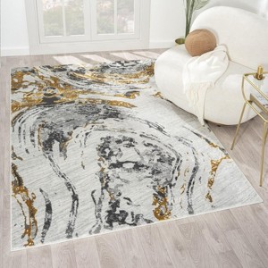 Luxe Weavers Marble Swirl Indoor Area Rug - 1 of 4