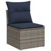 vidaXL Garden Sofa Set  PE Rattan Medium Modular Garden Sofa Set - 4 of 4