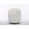 PAGED Chenille Fabric Swivel Accent Chair Modern Living Room Chairs with Round Swivel Base, Barrel Chair for Living Room - 4 of 4