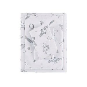 Gracie Mills Lila Novelty Printed Microfiber Sheet Set - 1 of 4