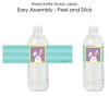 Big Dot of Happiness Hippity Hoppity - Easter Bunny Party Water Bottle Sticker Labels - Set of 20 - 2 of 4
