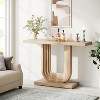 Tribesigns 39.37" Narrow Console Sofa Table Beige - 4 of 4