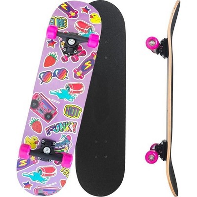 Nattork Standard Skateboards Gift 31 Inch Complete Skateboard