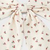 Floral Print Bow Hair Barrette - Wild Fable™ Cream/Floral: Botanical Pattern, Recycled Polyester, All Hair Types - 3 of 3