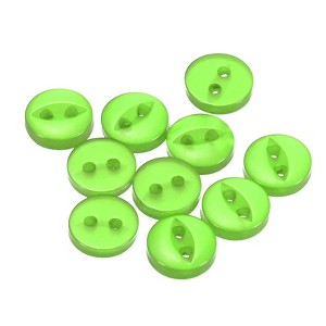 Unique Bargains Round Resin 2-Hole Fish Eye Craft Replacement Sewing Button 10 Pcs - 1 of 4