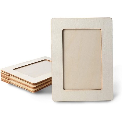Bright Creations 4 Pack Wooden Picture Frame for 4 x 6 Inch Photos