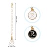 Unique Bargains Charm Personalized Initial Name ID Stanley Tumbler Cup Accessories 2 Pcs - 2 of 4