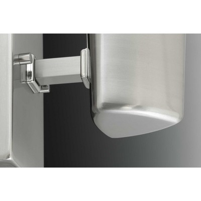 Zura Brushed Nickel 21" Modern Bath Vanity Light