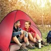 Pop Up Beach Tent Sun Shade Shelter Anti-UV Automatic Waterproof Tent Canopy for 2/3 Man - 4 of 4