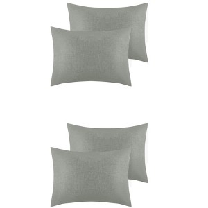 Unique Bargains Polyester Envelope Closure Soft Breathable Pillowcases Cover 4 Pcs - 1 of 4