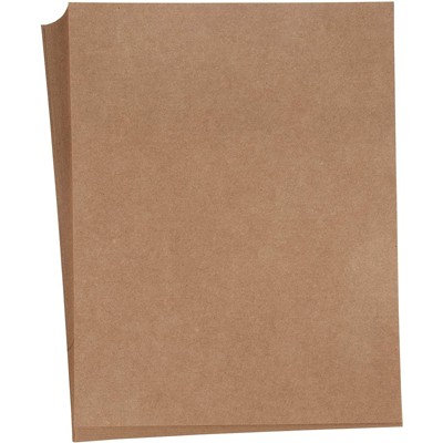 Sustainable Greetings 50 Sheet Brown Kraft Paper Cardstock Sheets For