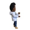 Our Brown Boy Joy Original My Friend White Hoodie Baby Doll 2 - 2 of 4