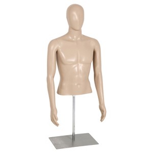 FDW Male/Female Mannequin Height Adjustable Mannequin Torso Dress Form Sewing Manikin with Stable Metal Base Mannequin Clothing Form - 1 of 4