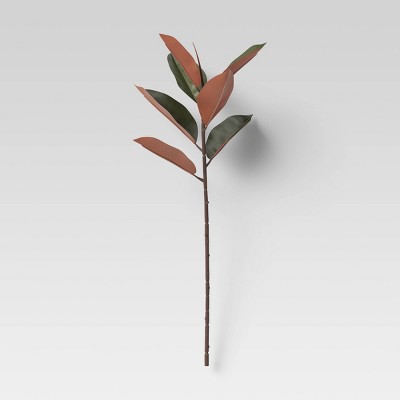 28" x 10" Artificial Rubber Tree Stem with Leaves - Threshold™