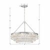 Crystorama Lighting Calypso 6 - Light Chandelier in  Polished Chrome - 3 of 4