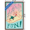 Trends International Frosty The Snowman - Happy Jolly Fun Framed Wall Poster Prints - 3 of 4