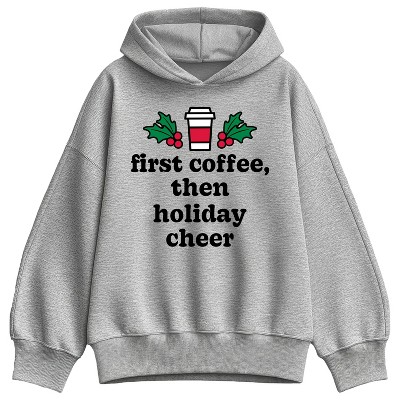 Women's - Instant Message - First Coffee Holiday Cheer