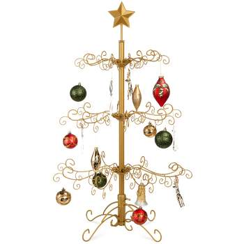 Best Choice Products 3ft Wrought Iron Ornament Display Christmas Tree w/ Easy Assembly, Stand