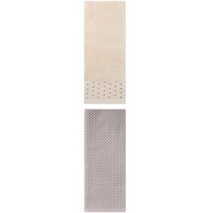 REGALWOVEN Cotton Soft Absorbent Hand Towel for Bathroom Kitchen Hotel Spa 14" x 30"/13" x 30" 2 Pcs - 1 of 4