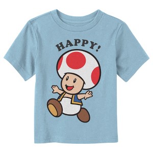 Toddler's Nintendo Happy Toad T-Shirt - 1 of 3