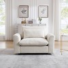 Single Recliner Sofa,Corduroy Deep Seat Single Sofa With Waist Pillow,Deep Seat Couch,Recliner Sofa For Living Room,Apartment-Cuddlewood - 2 of 4
