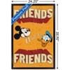 Trends International Disney Mickey Mouse & Donald - Friends Framed Wall Poster Prints - 3 of 4