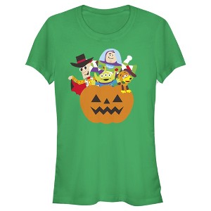 Juniors Womens Toy Story Halloween Toy Treats T-Shirt - 1 of 4