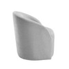 Sapphtopaz 1pc Boucle Swivel Barrel Chair Accent Chair Solid Wood Lounge Chair Modern Armchair Living Room Chair Comfy Chair for Living Room - 4 of 4