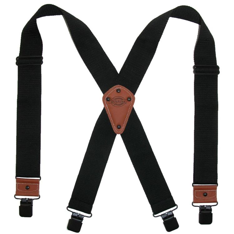 Dickies Men's Industrial Strength Ballistic Nylon Clip End Work Suspenders, 4 of 5