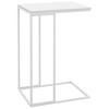 vidaXL Side Table White 15.7"x11.8"x23.2" Engineered Wood - 2 of 4