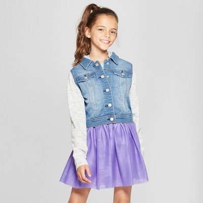 target girls jean jacket