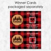 Big Dot of Happiness Lumberjack - Channel the Flannel - Buffalo Plaid Party Game Scratch Off Cards - 22 Count - 3 of 4