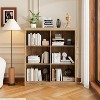 6 Cube Storage Organizer, 3 Tiers Display Shelf, Cubby Bookshelf, Modern Bookcase, Wooden Open Bookshelf for Bedroom, Classroom, Office - 4 of 4