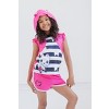 Gabby's Dollhouse Pandy Paws Girls Hooded Tank Top and Dolphin Shorts Outfit Set Toddler - 4 of 4