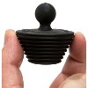 StopShroom (Black) Tub & Sink Universal Stopper Plug for Tub & Bathroom Drains from TubShroom - 2 of 4