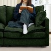 VASIP Chenille Modular Cloud Sectional Sofa - 105" L-Shaped 3-Seater with Ottoman, Customizable Living Room Couch Set - 4 of 4