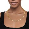 Ross-Simons Italian 4mm Reversible Omega Necklace in 2-Tone Sterling - 2 of 4