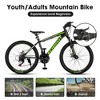RISOKEYS 24 Inch Mountain Bike,21-Speed Trail Commuter City Mountain Bicycles,Aluminium Frame & Disc Brakes Thumb Shifter Front Fork - 4 of 4