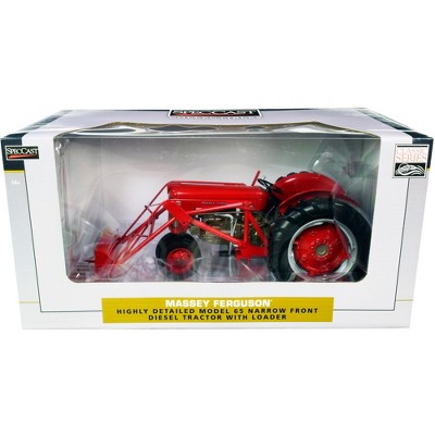 Massey Ferguson 65 Narrow Front Diesel Tractor with Loader Red "Classic Series" 1/16 Diecast Model by SpecCast
