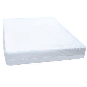 Yorkshire Home Twin XL Bed Bug Dust Mite Box Spring Protector White
