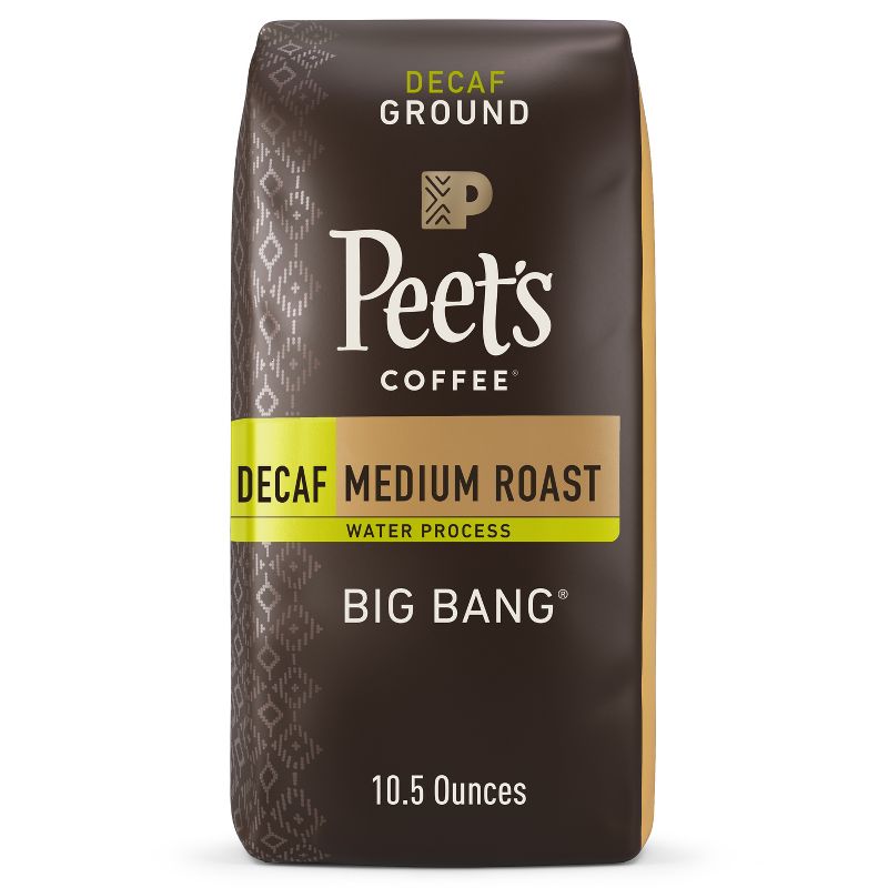 Peet&#39;s Coffee Decaf Big Bang Medium Roast Ground Coffee - 10.5oz, 1 of 7