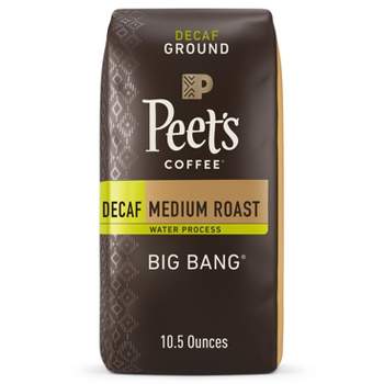 Peet's Coffee Decaf Big Bang Medium Roast Ground Coffee - 10.5oz