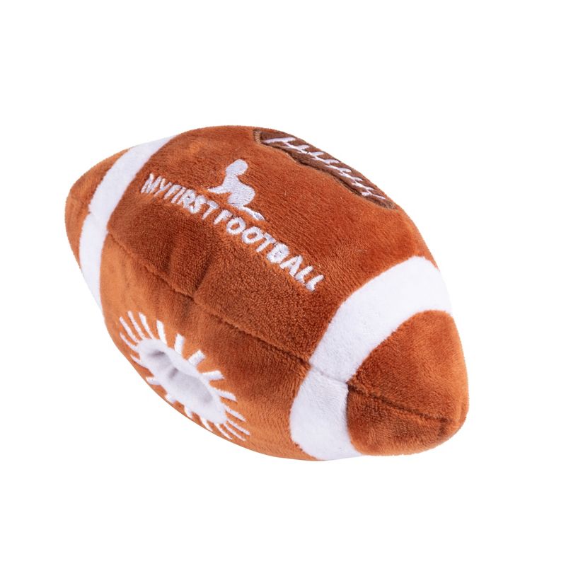 Plush Creations Baby Football Rattle, Ages 0-36 Months, 3 of 7