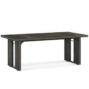 Resenkos Computer Desk, Office Desk, Study Desk,Simple Executive Desk, 70.9" Computer Desk Meeting Table for Home Office,Dark Grey Gray - 1 of 3